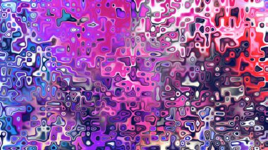 Yumuşak mor ve pembe tonlara sahip soyut organik hücresel doku, sıvı mozaik desen ve rüya gibi dijital yüzey