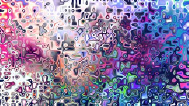 Yumuşak mor ve pembe tonlara sahip soyut organik hücresel doku, sıvı mozaik desen ve rüya gibi dijital yüzey