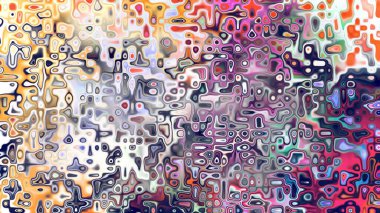 Yumuşak mor ve pembe tonlara sahip soyut organik hücresel doku, sıvı mozaik desen ve rüya gibi dijital yüzey