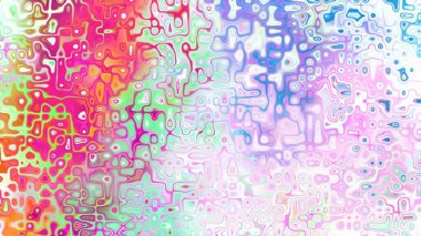 Yumuşak mor ve pembe tonlara sahip soyut organik hücresel doku, sıvı mozaik desen ve rüya gibi dijital yüzey