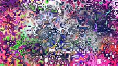 Yumuşak mor ve pembe tonlara sahip soyut organik hücresel doku, sıvı mozaik desen ve rüya gibi dijital yüzey