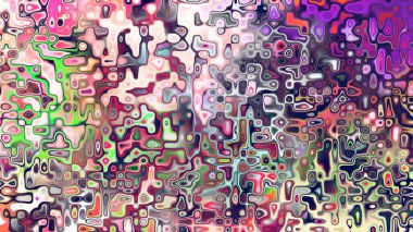 Yumuşak mor ve pembe tonlara sahip soyut organik hücresel doku, sıvı mozaik desen ve rüya gibi dijital yüzey