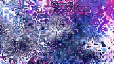 Yumuşak mor ve pembe tonlara sahip soyut organik hücresel doku, sıvı mozaik desen ve rüya gibi dijital yüzey