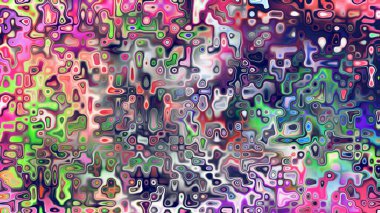 Yumuşak mor ve pembe tonlara sahip soyut organik hücresel doku, sıvı mozaik desen ve rüya gibi dijital yüzey