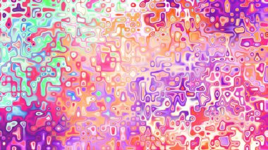 Yumuşak mor ve pembe tonlara sahip soyut organik hücresel doku, sıvı mozaik desen ve rüya gibi dijital yüzey