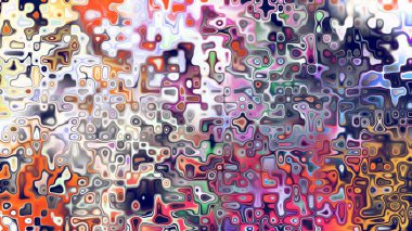 Yumuşak mor ve pembe tonlara sahip soyut organik hücresel doku, sıvı mozaik desen ve rüya gibi dijital yüzey