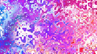 Yumuşak mor ve pembe tonlara sahip soyut organik hücresel doku, sıvı mozaik desen ve rüya gibi dijital yüzey