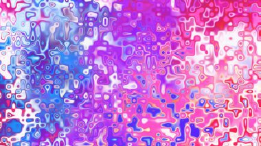 Yumuşak mor ve pembe tonlara sahip soyut organik hücresel doku, sıvı mozaik desen ve rüya gibi dijital yüzey