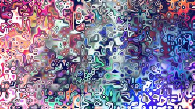 Yumuşak mor ve pembe tonlara sahip soyut organik hücresel doku, sıvı mozaik desen ve rüya gibi dijital yüzey