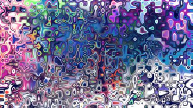 Yumuşak mor ve pembe tonlara sahip soyut organik hücresel doku, sıvı mozaik desen ve rüya gibi dijital yüzey