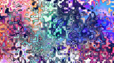 Yumuşak mor ve pembe tonlara sahip soyut organik hücresel doku, sıvı mozaik desen ve rüya gibi dijital yüzey