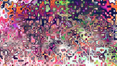 Yumuşak mor ve pembe tonlara sahip soyut organik hücresel doku, sıvı mozaik desen ve rüya gibi dijital yüzey