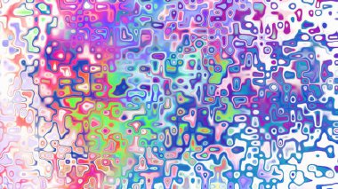 Yumuşak mor ve pembe tonlara sahip soyut organik hücresel doku, sıvı mozaik desen ve rüya gibi dijital yüzey