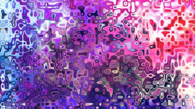 Yumuşak mor ve pembe tonlara sahip soyut organik hücresel doku, sıvı mozaik desen ve rüya gibi dijital yüzey