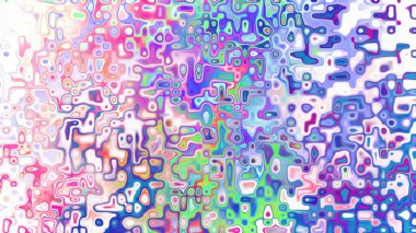 Yumuşak mor ve pembe tonlara sahip soyut organik hücresel doku, sıvı mozaik desen ve rüya gibi dijital yüzey