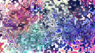 Yumuşak mor ve pembe tonlara sahip soyut organik hücresel doku, sıvı mozaik desen ve rüya gibi dijital yüzey