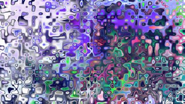 Yumuşak mor ve pembe tonlara sahip soyut organik hücresel doku, sıvı mozaik desen ve rüya gibi dijital yüzey