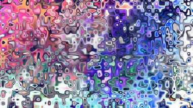 Yumuşak mor ve pembe tonlara sahip soyut organik hücresel doku, sıvı mozaik desen ve rüya gibi dijital yüzey