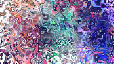 Yumuşak mor ve pembe tonlara sahip soyut organik hücresel doku, sıvı mozaik desen ve rüya gibi dijital yüzey