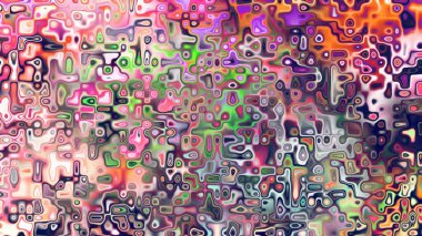 Yumuşak mor ve pembe tonlara sahip soyut organik hücresel doku, sıvı mozaik desen ve rüya gibi dijital yüzey