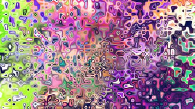 Yumuşak mor ve pembe tonlara sahip soyut organik hücresel doku, sıvı mozaik desen ve rüya gibi dijital yüzey