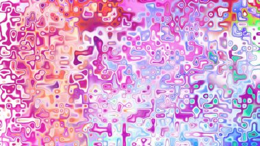 Yumuşak mor ve pembe tonlara sahip soyut organik hücresel doku, sıvı mozaik desen ve rüya gibi dijital yüzey