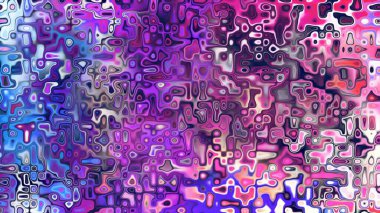 Yumuşak mor ve pembe tonlara sahip soyut organik hücresel doku, sıvı mozaik desen ve rüya gibi dijital yüzey