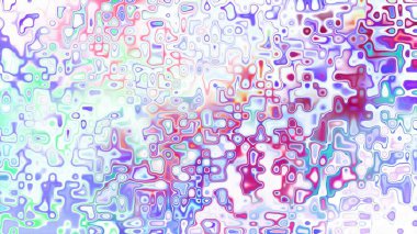 Yumuşak mor ve pembe tonlara sahip soyut organik hücresel doku, sıvı mozaik desen ve rüya gibi dijital yüzey