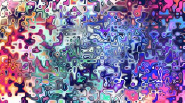 Yumuşak mor ve pembe tonlara sahip soyut organik hücresel doku, sıvı mozaik desen ve rüya gibi dijital yüzey