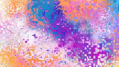 Yumuşak mor ve pembe tonlara sahip soyut organik hücresel doku, sıvı mozaik desen ve rüya gibi dijital yüzey