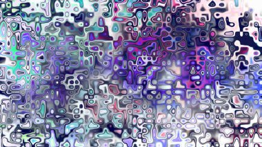 Yumuşak mor ve pembe tonlara sahip soyut organik hücresel doku, sıvı mozaik desen ve rüya gibi dijital yüzey