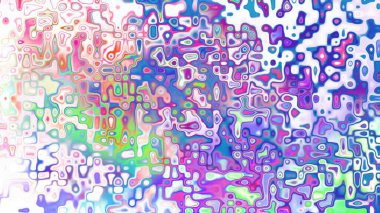 Yumuşak mor ve pembe tonlara sahip soyut organik hücresel doku, sıvı mozaik desen ve rüya gibi dijital yüzey