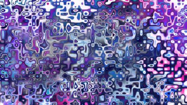 Yumuşak mor ve pembe tonlara sahip soyut organik hücresel doku, sıvı mozaik desen ve rüya gibi dijital yüzey