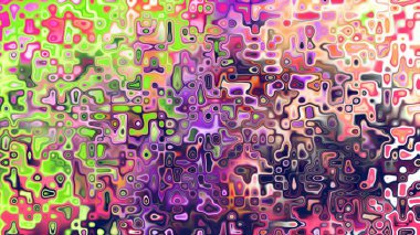 Yumuşak mor ve pembe tonlara sahip soyut organik hücresel doku, sıvı mozaik desen ve rüya gibi dijital yüzey