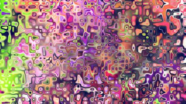 Yumuşak mor ve pembe tonlara sahip soyut organik hücresel doku, sıvı mozaik desen ve rüya gibi dijital yüzey