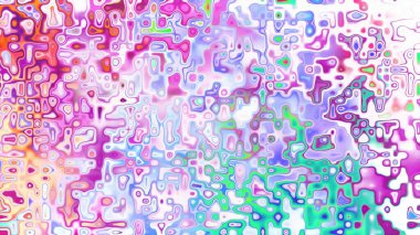 Yumuşak mor ve pembe tonlara sahip soyut organik hücresel doku, sıvı mozaik desen ve rüya gibi dijital yüzey