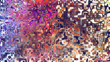 Yumuşak mor ve pembe tonlara sahip soyut organik hücresel doku, sıvı mozaik desen ve rüya gibi dijital yüzey