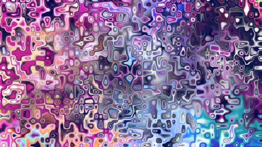 Yumuşak mor ve pembe tonlara sahip soyut organik hücresel doku, sıvı mozaik desen ve rüya gibi dijital yüzey