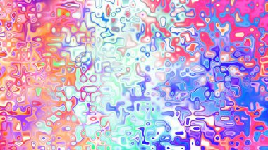 Yumuşak mor ve pembe tonlara sahip soyut organik hücresel doku, sıvı mozaik desen ve rüya gibi dijital yüzey