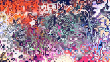 Yumuşak mor ve pembe tonlara sahip soyut organik hücresel doku, sıvı mozaik desen ve rüya gibi dijital yüzey