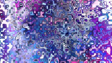 Yumuşak mor ve pembe tonlara sahip soyut organik hücresel doku, sıvı mozaik desen ve rüya gibi dijital yüzey