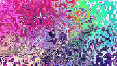 Yumuşak mor ve pembe tonlara sahip soyut organik hücresel doku, sıvı mozaik desen ve rüya gibi dijital yüzey