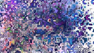 Yumuşak mor ve pembe tonlara sahip soyut organik hücresel doku, sıvı mozaik desen ve rüya gibi dijital yüzey