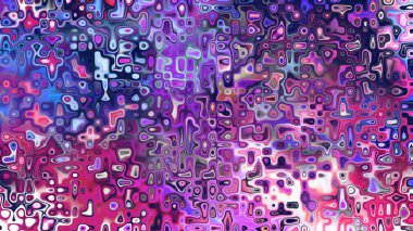 Yumuşak mor ve pembe tonlara sahip soyut organik hücresel doku, sıvı mozaik desen ve rüya gibi dijital yüzey