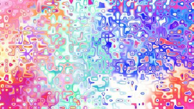 Yumuşak mor ve pembe tonlara sahip soyut organik hücresel doku, sıvı mozaik desen ve rüya gibi dijital yüzey