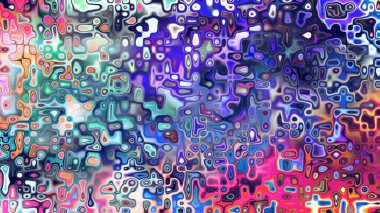 Yumuşak mor ve pembe tonlara sahip soyut organik hücresel doku, sıvı mozaik desen ve rüya gibi dijital yüzey