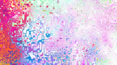 Yumuşak mor ve pembe tonlara sahip soyut organik hücresel doku, sıvı mozaik desen ve rüya gibi dijital yüzey