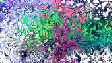 Yumuşak mor ve pembe tonlara sahip soyut organik hücresel doku, sıvı mozaik desen ve rüya gibi dijital yüzey