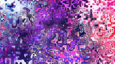 Yumuşak mor ve pembe tonlara sahip soyut organik hücresel doku, sıvı mozaik desen ve rüya gibi dijital yüzey