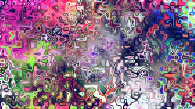 Yumuşak mor ve pembe tonlara sahip soyut organik hücresel doku, sıvı mozaik desen ve rüya gibi dijital yüzey